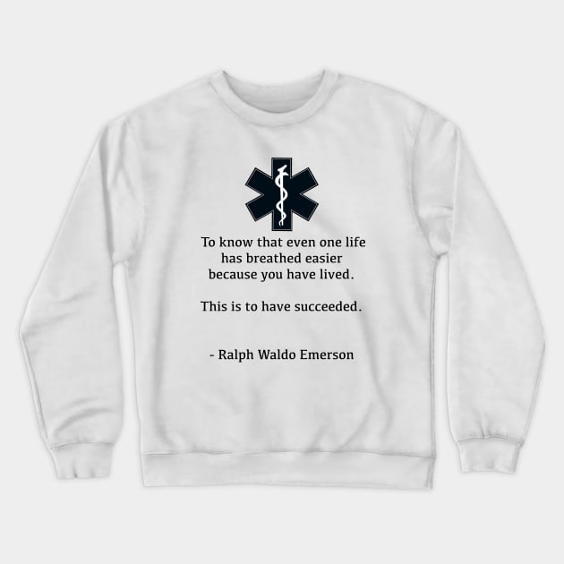 Saving Lives Crewneck Sweatshirt by Medic Zone